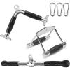 Cable Machine Attachment, LAT Pulldown Attachments, Home Gym Accessories, Triceps Pull Down Attachment(Double D Handle + Vshaped Bar + Straight Bar)