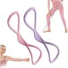 Figure 8 Exercise Bands for Women Men, 2025 New Resistance Bands Exercise Bands with Handles for Working Out, Upgrade Portable Rubber Resistance Band Chest Expander Strap(Pink+Purple)
