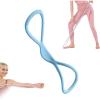 Figure 8 Exercise Bands for Women Men, 2025 New Resistance Bands Exercise Bands with Handles for Working Out, Upgrade Portable Rubber Resistance Band Chest Expander Strap(Blue)