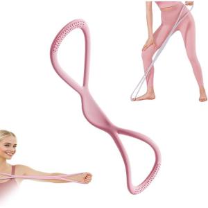 Figure 8 Exercise Bands for Women Men, 2025 New Resistance Bands Exercise Bands with Handles for Working Out, Upgrade Portable Rubber Resistance Band Chest Expander Strap(Pink)