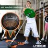 LYHOME Landmine Attachment for Barbells, Rubber Material, Designed for Pressing,Rowing, Spinning and Compatible with Standard 50mm Barbell(Black)