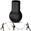 LYHOME Landmine Attachment for Barbells, Rubber Material, Designed for Pressing,Rowing, Spinning and Compatible with Standard 50mm Barbell(Black)