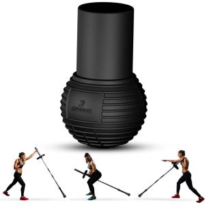 LYHOME Landmine Attachment for Barbells, Rubber Material, Designed for Pressing,Rowing, Spinning and Compatible with Standard 50mm Barbell(Black)