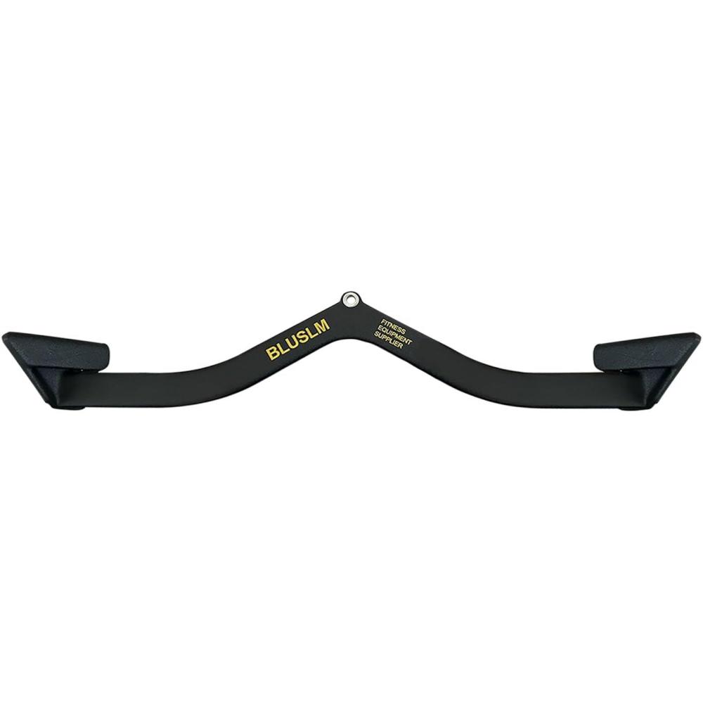 imageBLUSLM LAT Pull Down Bar for Cable Machine LAT Pulldown Attachments Tbar Vbar Cable Attachment for Gym Back Tricep Strength Training HandleBL6PLUS