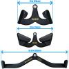 BLUSLM LAT Pull Down Bar for Cable Machine, LAT Pulldown Attachments T-bar V-bar Cable Attachment for Gym, Back Tricep Strength Training Handle(3 PIECES)