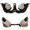 BLUSLM LAT Pull Down Bar for Cable Machine, LAT Pulldown Attachments T-bar V-bar Cable Attachment for Gym, Back Tricep Strength Training Handle(3 PIECES)