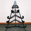 BLUSLM LAT Pull Down Bar for Cable Machine, LAT Pulldown Attachments T-bar V-bar Cable Attachment for Gym, Back Tricep Strength Training Handle(5 PIECES)