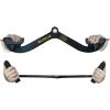 BLUSLM LAT Pull Down Bar for Cable Machine, LAT Pulldown Attachments T-bar V-bar Cable Attachment for Gym, Back Tricep Strength Training Handle(BL06)