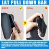 BLUSLM LAT Pull Down Bar for Cable Machine, LAT Pulldown Attachments T-bar V-bar Cable Attachment for Gym, Back Tricep Strength Training Handle(BL06)