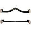 BLUSLM LAT Pull Down Bar for Cable Machine, LAT Pulldown Attachments T-bar V-bar Cable Attachment for Gym, Back Tricep Strength Training Handle(BL07)