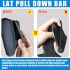 BLUSLM LAT Pull Down Bar for Cable Machine, LAT Pulldown Attachments T-bar V-bar Cable Attachment for Gym, Back Tricep Strength Training Handle(BL07)