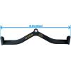 BLUSLM LAT Pull Down Bar for Cable Machine, LAT Pulldown Attachments T-bar V-bar Cable Attachment for Gym, Back Tricep Strength Training Handle(BL07)