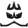 BLUSLM LAT Pull Down Bar for Cable Machine, LAT Pulldown Attachments T-bar V-bar Cable Attachment for Gym, Back Tricep Strength Training Handle(3 PIECES)