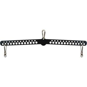 KORIKAHM Multi-Grip LAT Pull Down Bar for Home Gym Fitness, Spreader Plate LAT Pulldown Attachments for Pulley System Cable Machine, Double to Single Cable Attachment Exercise Handle(Multi Hole Bar 3)