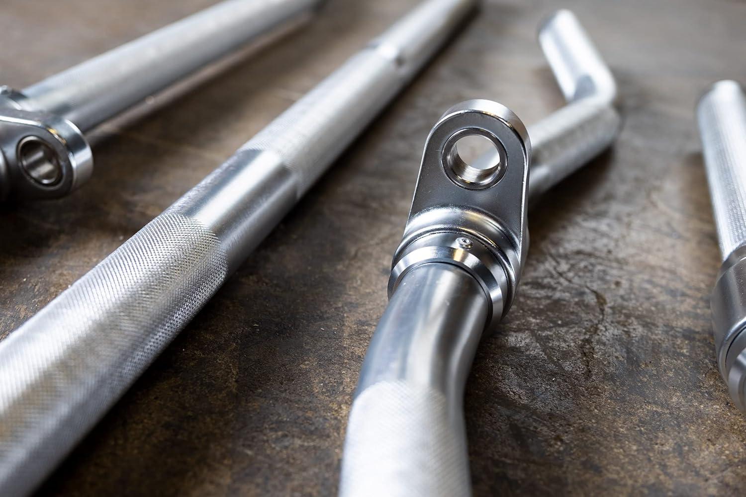 imageBodySolid Home Gym Tools Aluminum Curl Bar AttachmentSilver