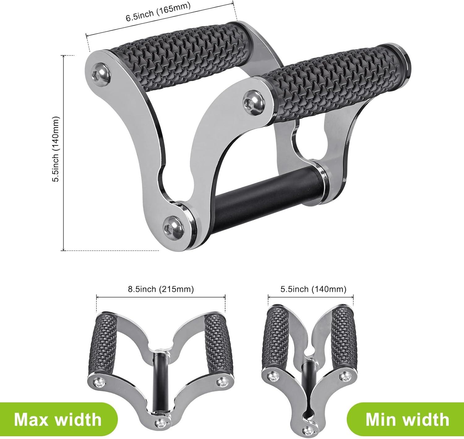 imageKipika Wall Mount Landmine Attachment for 1 Standard Bar and 2 Olympic Bars Heavy Duty TBar Row Platform with Swivel Ideal for Home Gym WorkoutsLandmine Handle Attachment