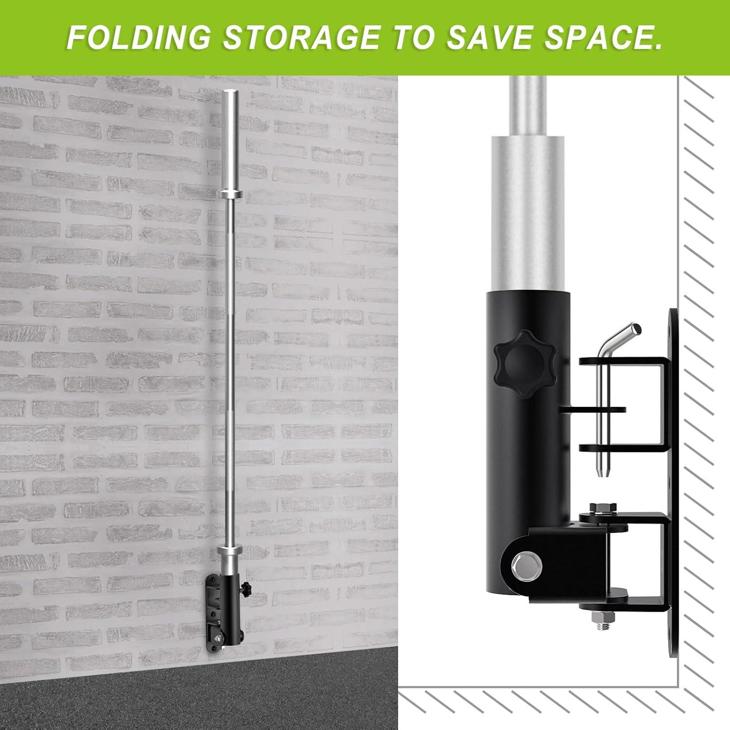 imageKipika Wall Mount Landmine Attachment for 1 Standard Bar and 2 Olympic Bars Heavy Duty TBar Row Platform with Swivel Ideal for Home Gym WorkoutsViking Landmine HandleLandmine VHandle Platform