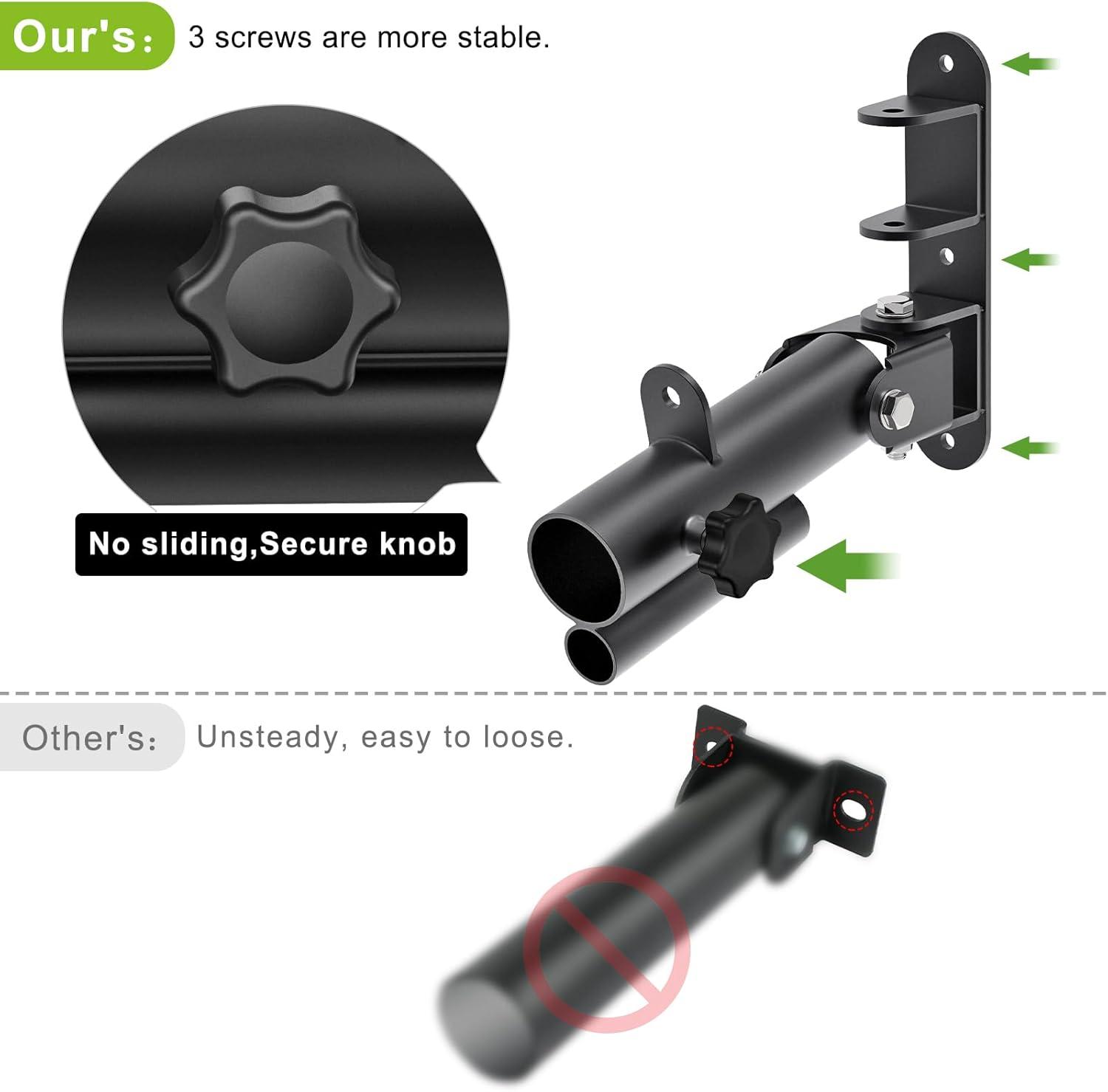 imageKipika Wall Mount Landmine Attachment for 1 Standard Bar and 2 Olympic Bars Heavy Duty TBar Row Platform with Swivel Ideal for Home Gym WorkoutsWall Mount Landmine Platform for 12 Bars