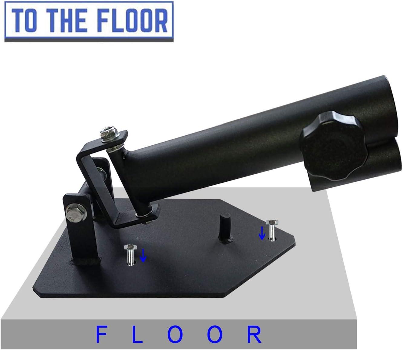 imageMARSAFIT Landmine Base Portable Barbell Deluxe T bar Row Attachment landmine attachment for barbell fits 1 Inch Standard and 2 Inch Bars