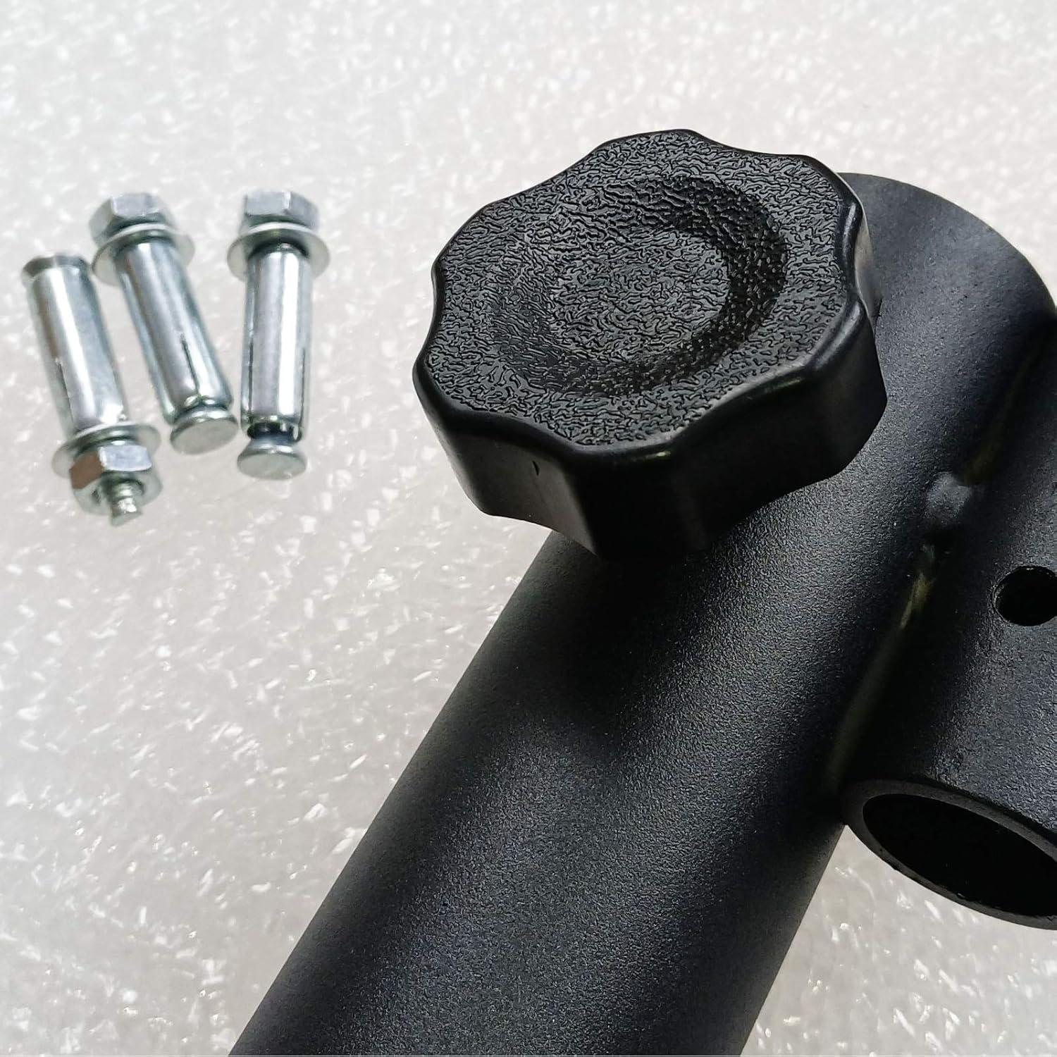 imageMARSAFIT Landmine Base Portable Barbell Deluxe T bar Row Attachment landmine attachment for barbell fits 1 Inch Standard and 2 Inch Bars