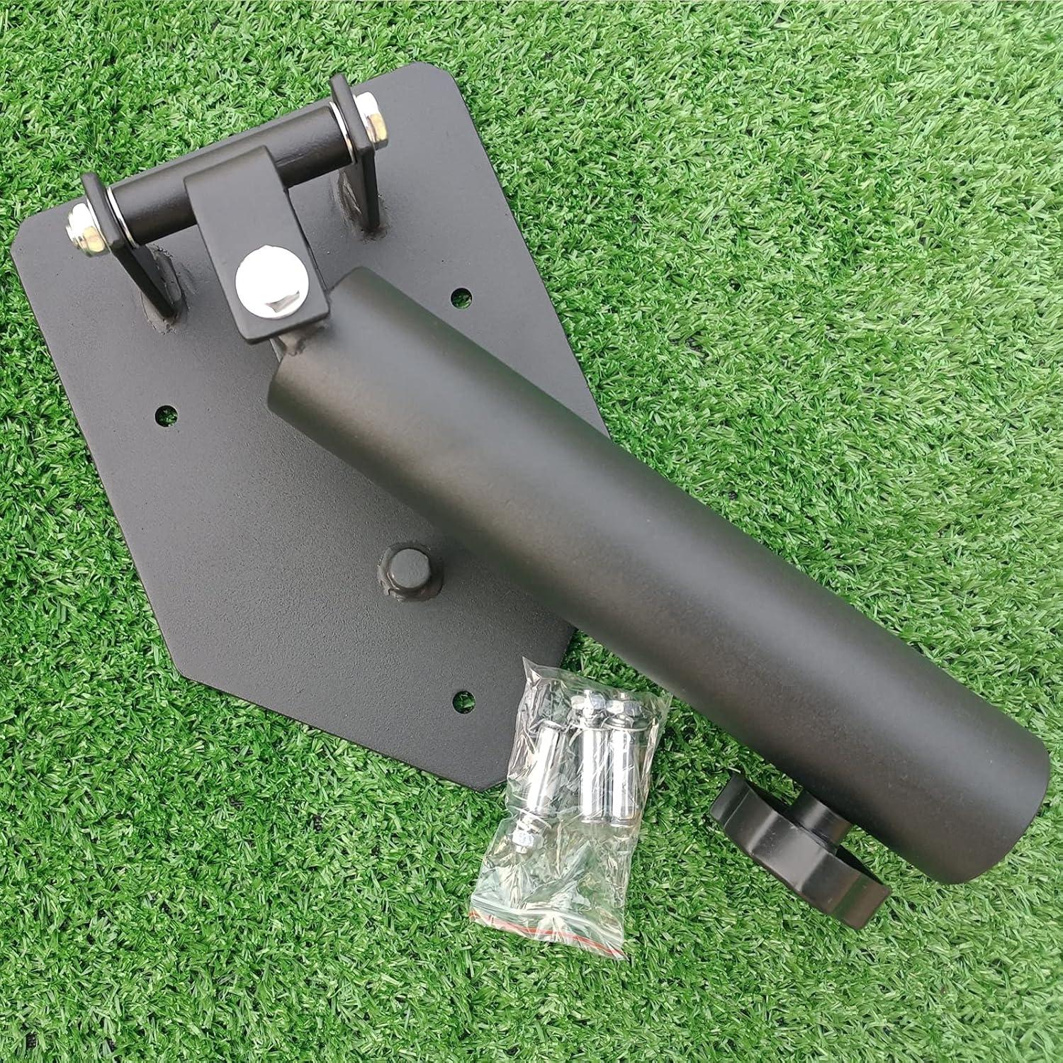 imageMARSAFIT Landmine Base Portable Barbell Deluxe T bar Row Attachment landmine attachment for barbell fits 1 Inch Standard and 2 Inch Bars