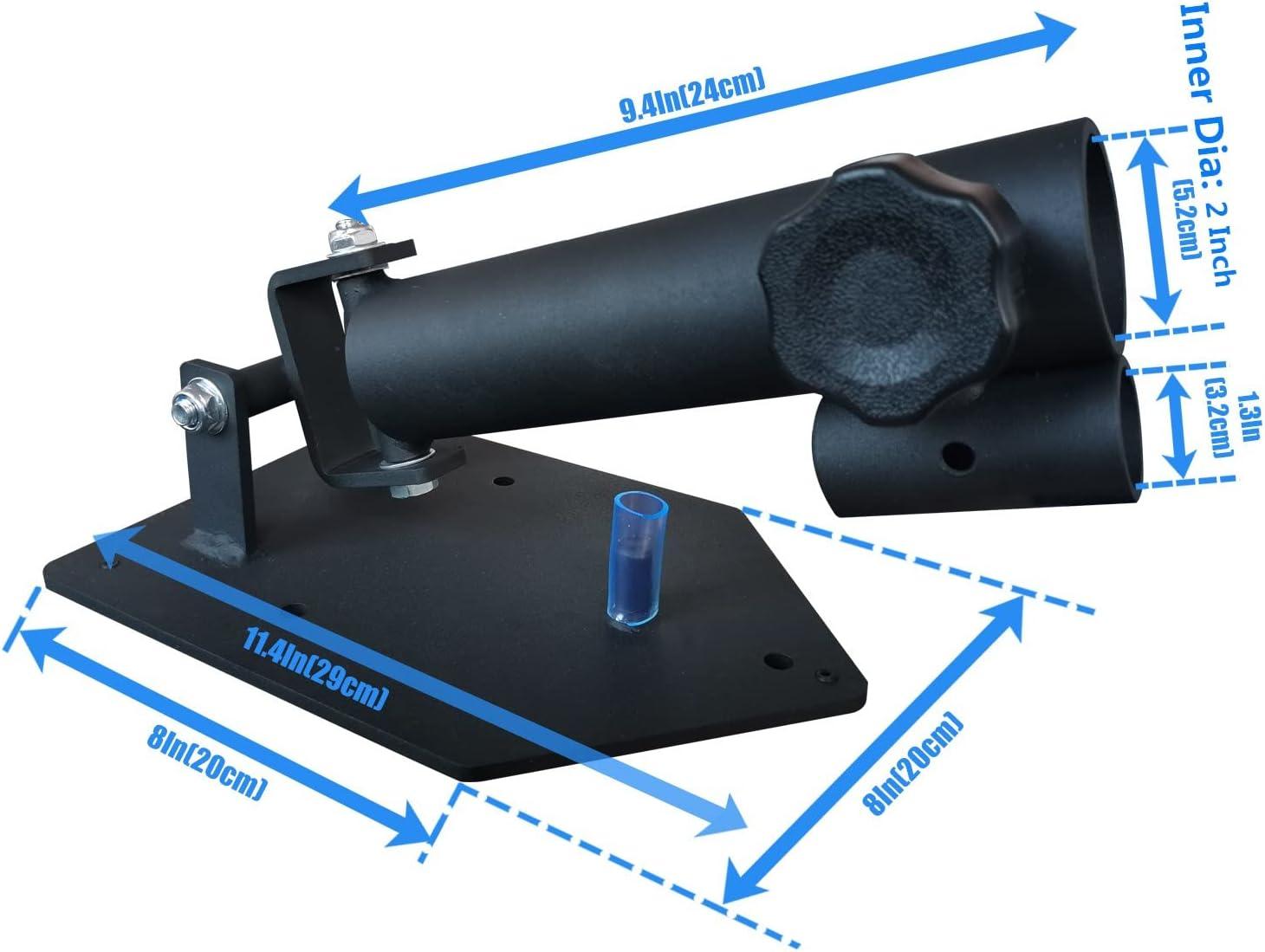 imageMARSAFIT Landmine Base Portable Barbell Deluxe T bar Row Attachment landmine attachment for barbell fits 1 Inch Standard and 2 Inch Bars