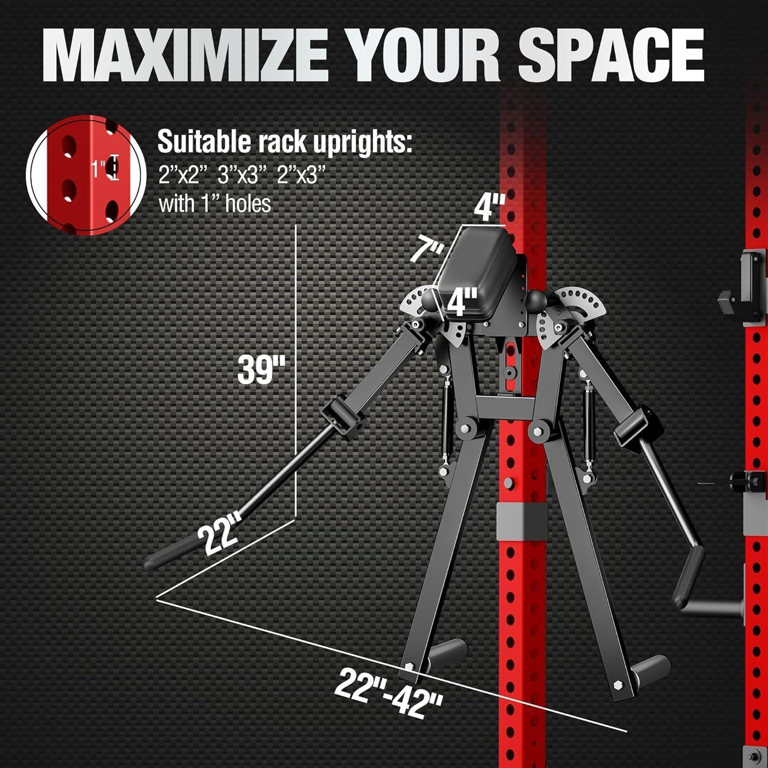 imageMikolo Lateral Raise Attachment Lateral Raise amp Chest Fly Machine Shoulder Press Machines for Chest amp Shoulders Power Rack Attachment with 1 Holes Upper Body Workout Equipment for Home Gym