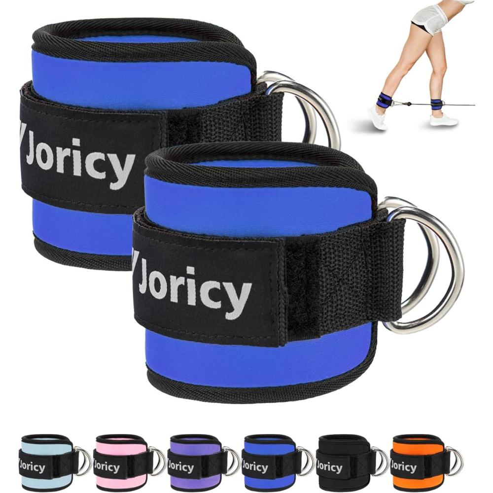 imageAnkle Strap for Cable Exercise Machines Work Out Cuff Attachment Ankle Resistance Bands Cable Kick Back Straps for Gym Glute Workouts Kickbacks Leg Extensions Hip Abductors Booty Workoutsdark blue