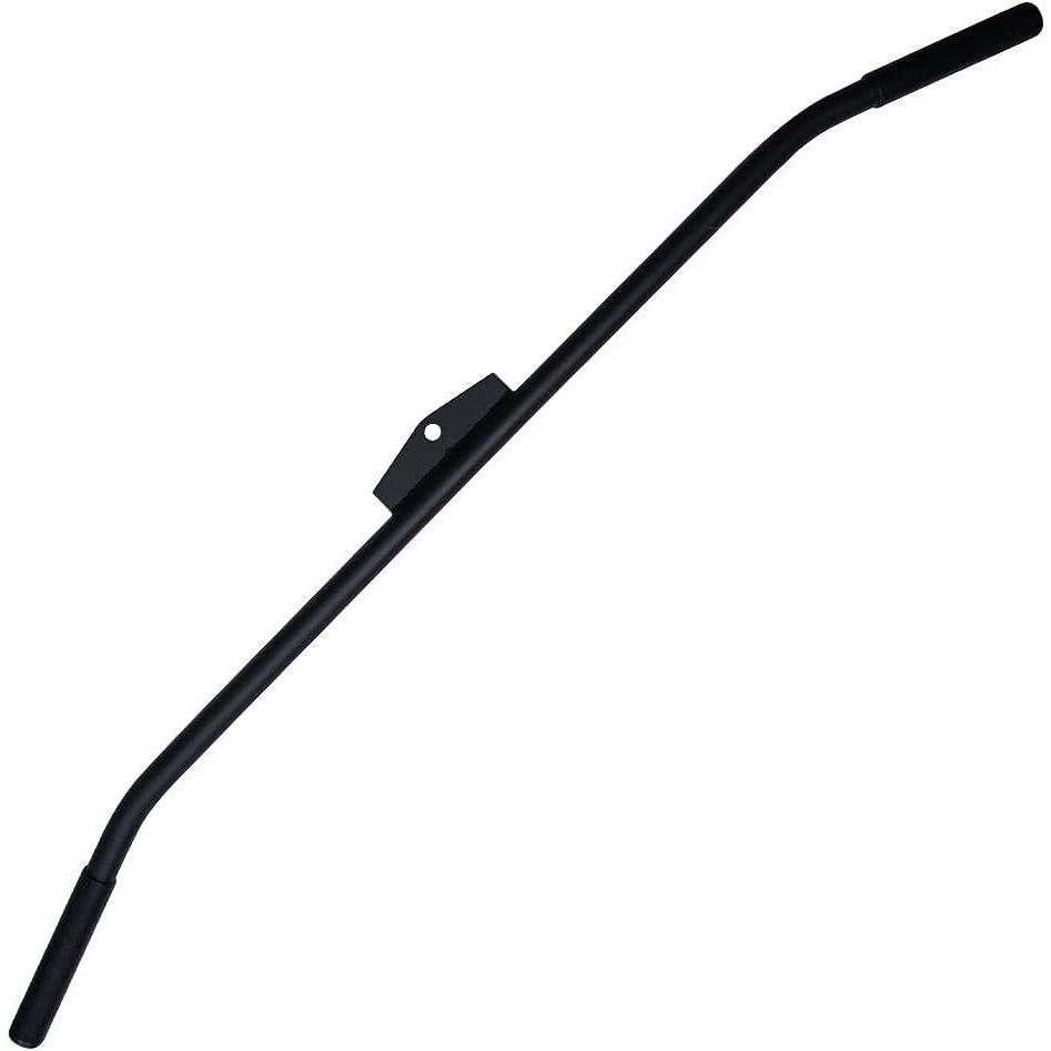 imageCable Machine Lat Pulldown Attachments  293948 Inch Wide Grip Bar with Nonslip Handle for Home Gym Tricep TrainingK Bar Length 39 Inch