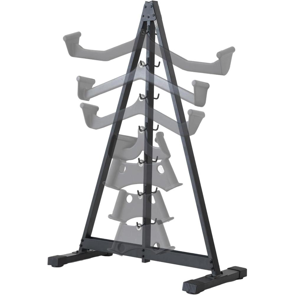 imageLAT Pulldown StorageLAT Bar OrganizerLAT Pulldown AttachmentsAttachment Storage Rack for Mag Grip  Home Gym Fitness Heavy Duty AFrame Stand and Gym Wall StorageBlackAL