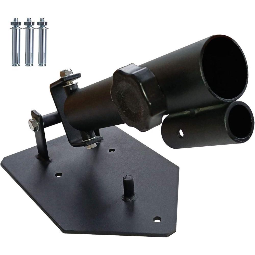imageMARSAFIT Landmine Base Portable Barbell Deluxe T bar Row Attachment landmine attachment for barbell fits 1 Inch Standard and 2 Inch Bars