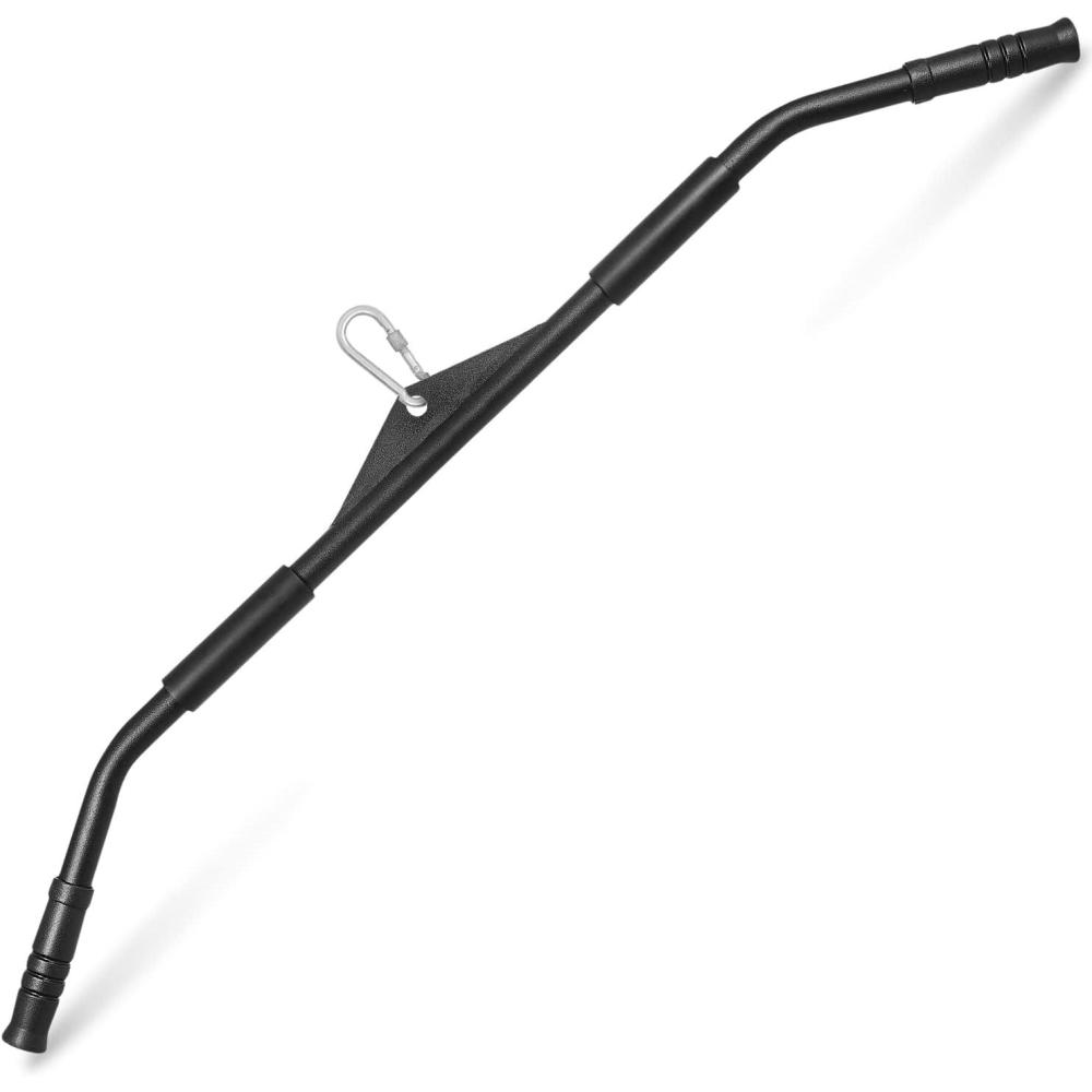 imageYes4All Neutral Paddle Grip LAT Pull Down Bar Range of Motion Spreader Handle Cable AttachmentsLat Pull Down Bar 39 Inches  Black