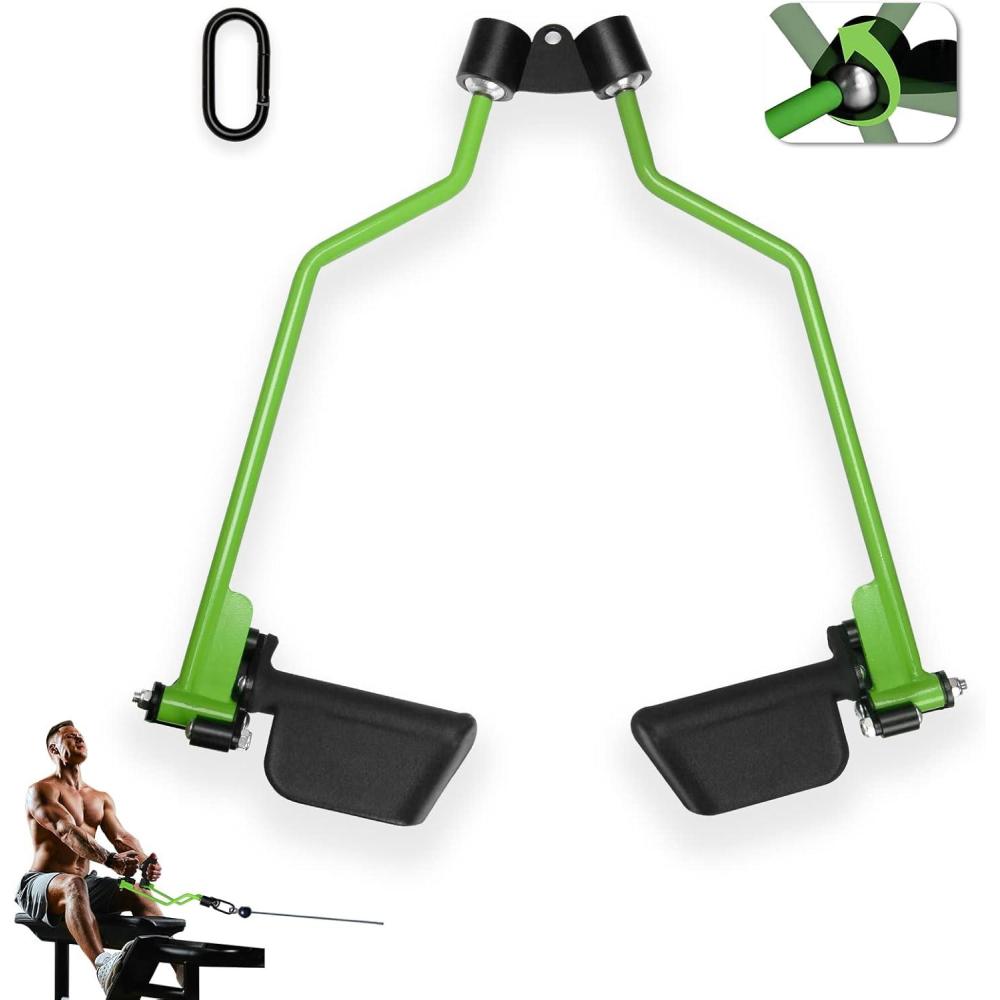 imageYes4All Neutral Paddle Grip LAT Pull Down Bar Range of Motion Spreader Handle Cable AttachmentsSpreader Bar Attachment