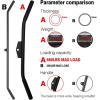 Cable Machine Lat Pulldown Attachments – 29/39/48 Inch Wide Grip Bar with Non-slip Handle for Home Gym Tricep Training(Combo-1)