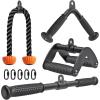 Straight Bar + Tricep Rope + Double D Handle + V Handle