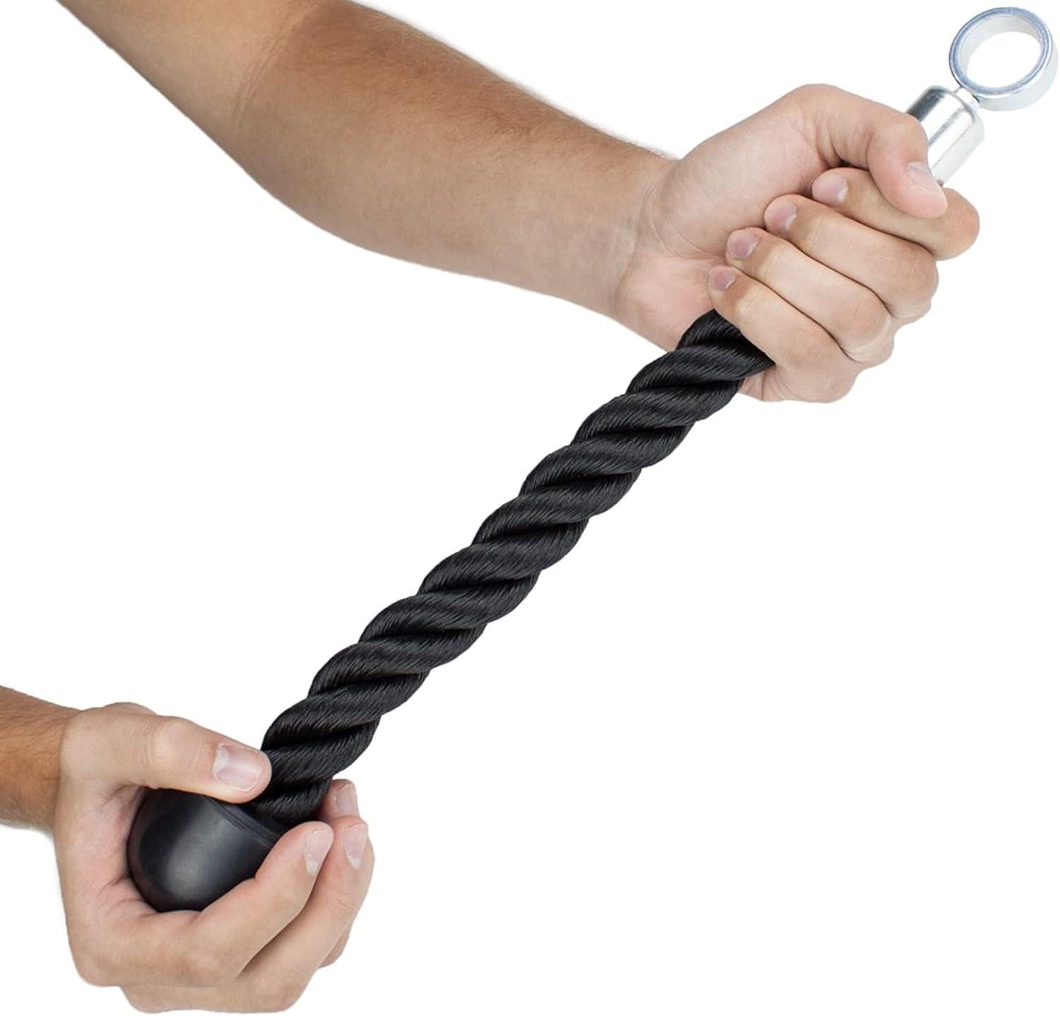 imageCrown Sporting Goods Single Grip Tricep Rope with Cable Machine Attachment