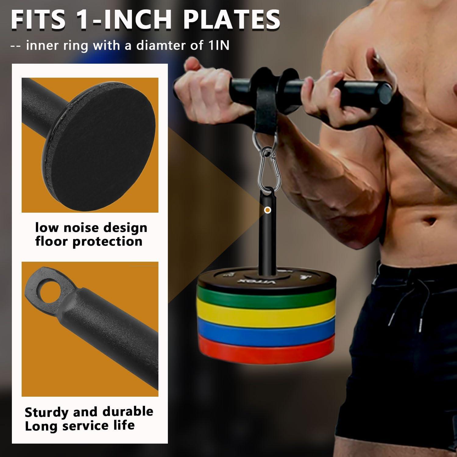 imageFavuit Wrist and Forearm Blaster Wrist Roller Forearm Strengthener Arm Exerciser Wrist Trainer Muscle Strength Blaster Fitness Equipment for Wrist Forearm Arm Hand Strength Trainingwith loading pin