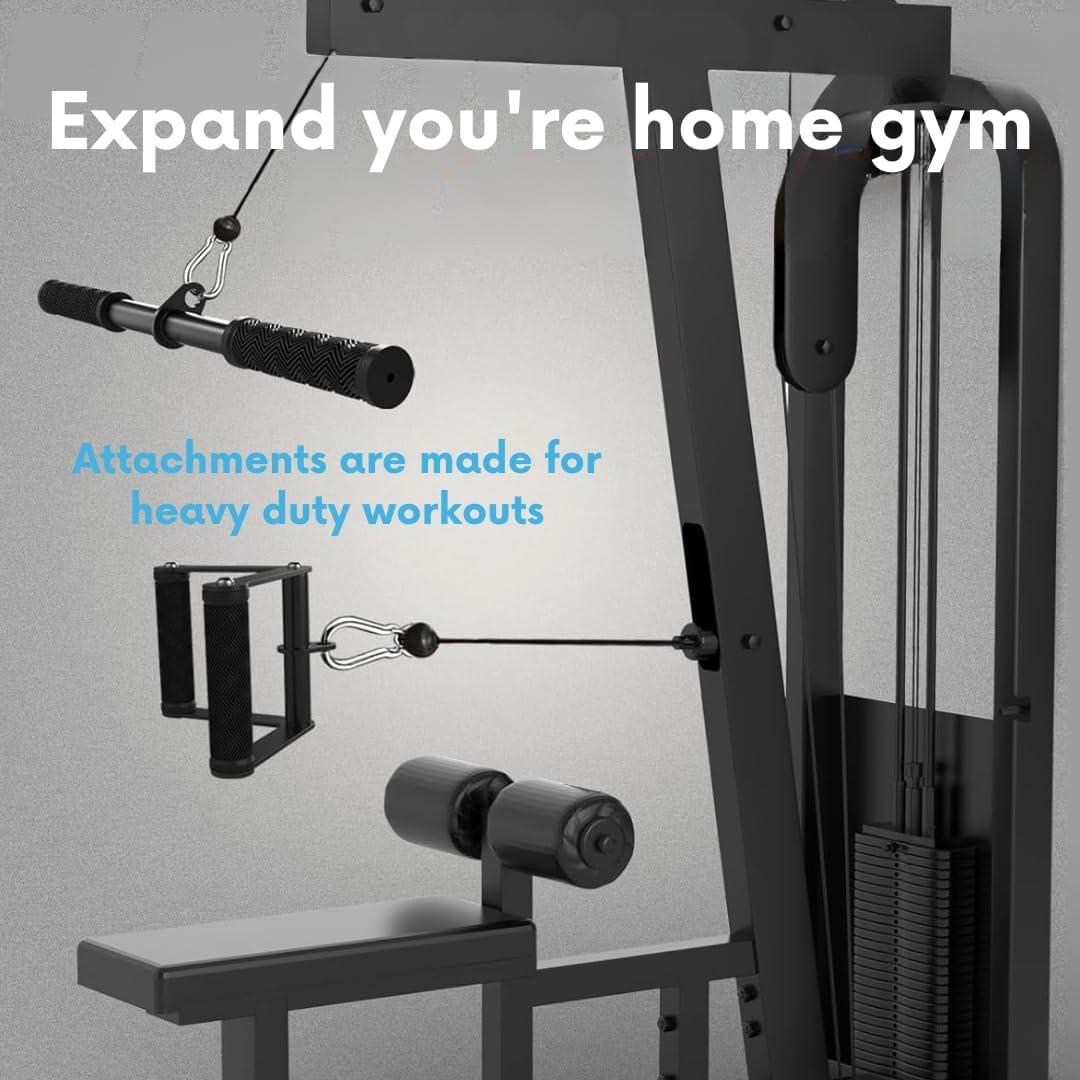 imageSchibs Cable Machine Attachment LAT Pulldown Attachments Cable Machine Accessories for Home Gym
