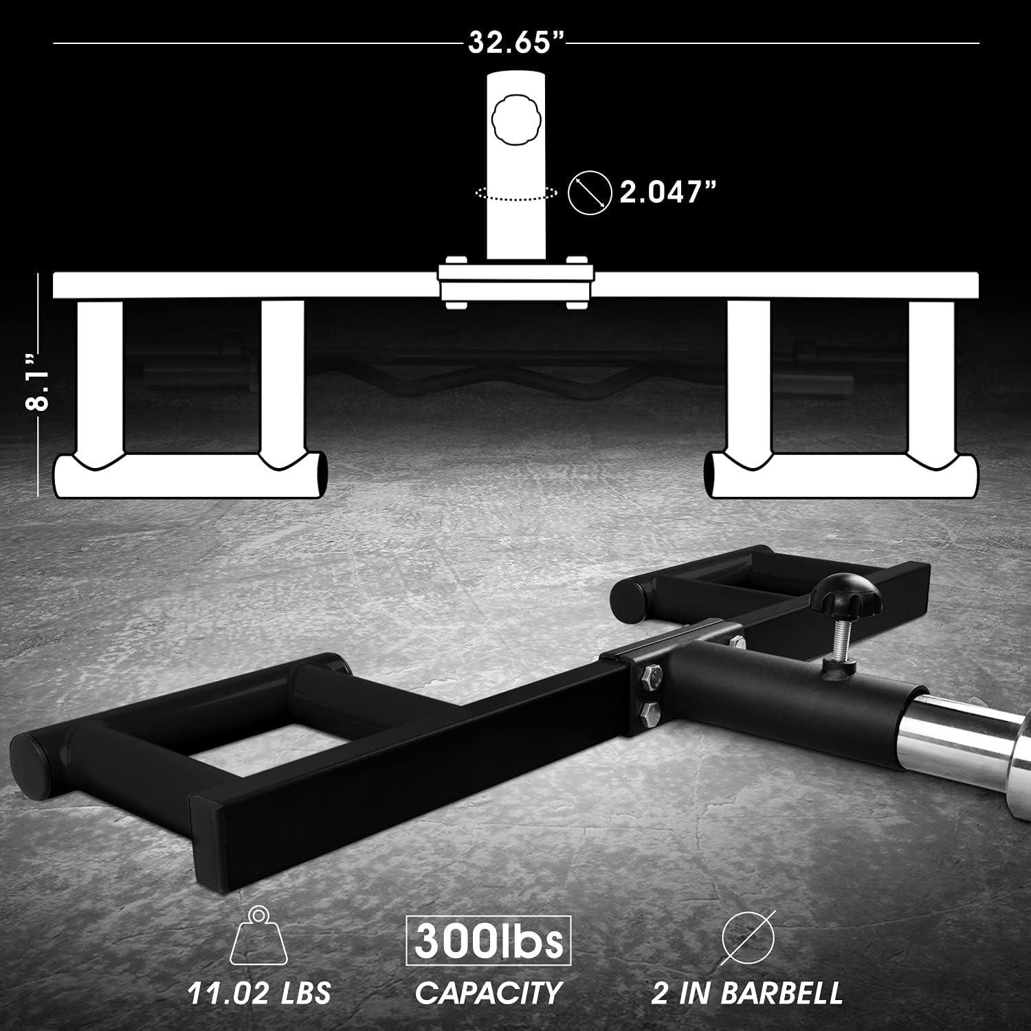 imageYes4All Viking Press Landmine Handle Attachment for 2Inch Olympic Barbell 3 Hand Grip Positions Support Home Gym for Deadlift Squat Workout Increased VersatilityA Black Viking Press Handle