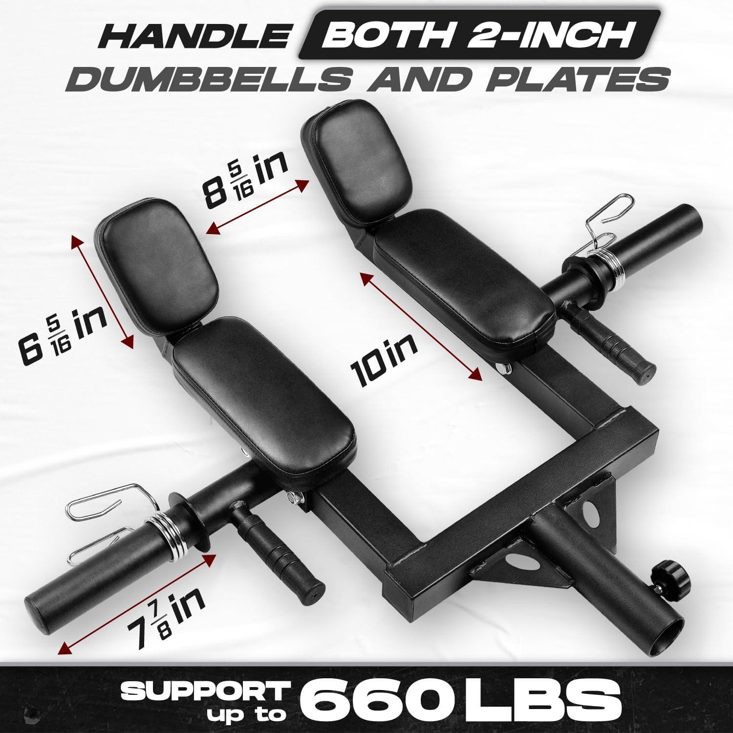 imageYes4All Viking Press Landmine Handle Attachment for 2Inch Olympic Barbell 3 Hand Grip Positions Support Home Gym for Deadlift Squat Workout Increased VersatilityA Black Viking Press