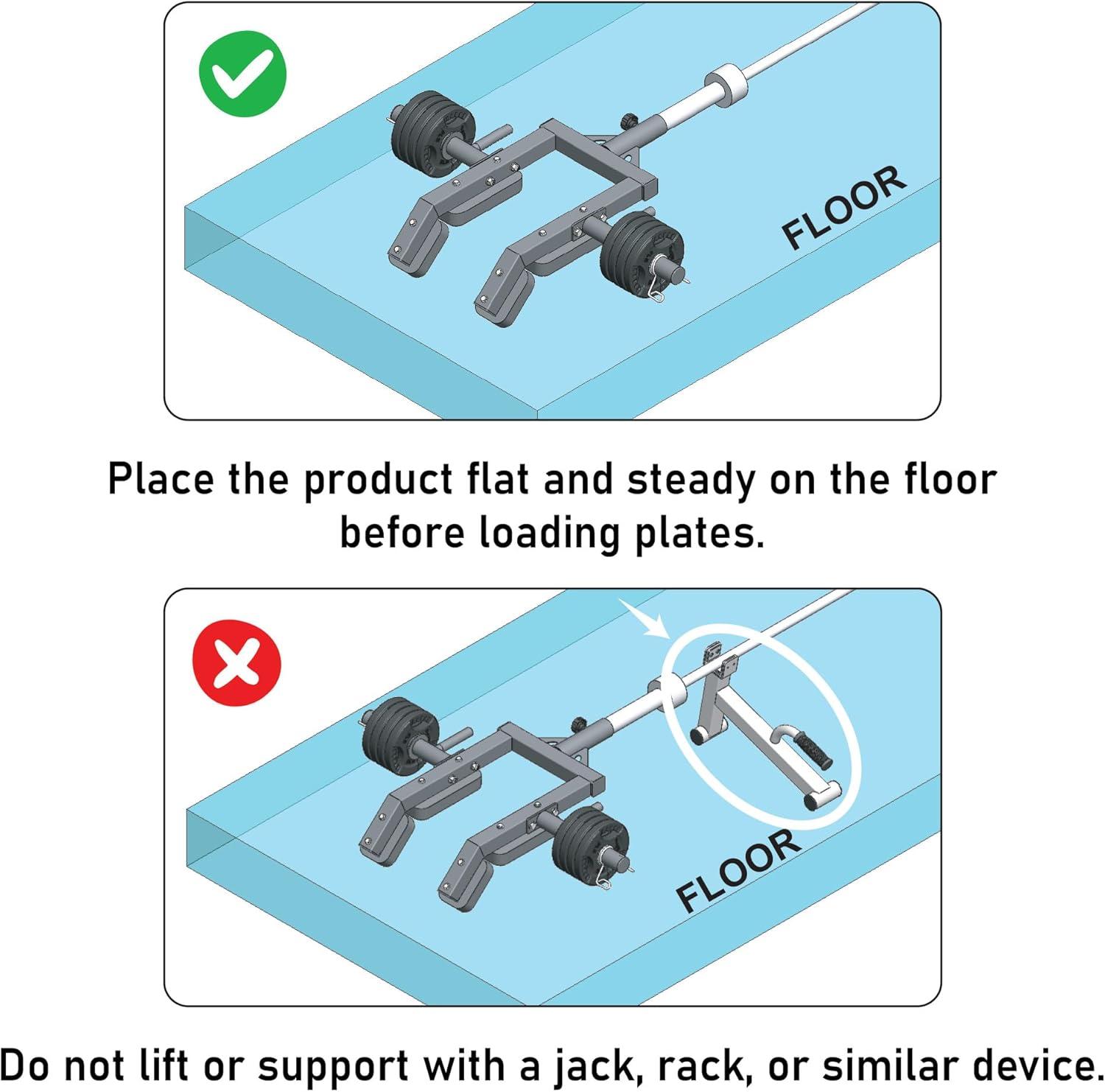 imageYes4All Viking Press Landmine Handle Attachment for 2Inch Olympic Barbell 3 Hand Grip Positions Support Home Gym for Deadlift Squat Workout Increased VersatilityA Black Viking Press