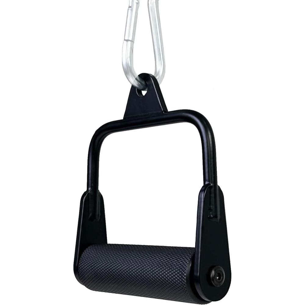 imageArm Wrestling Handles Thick Armwresting Training Equipment LAT Pulldown Attachments D Handle V Bar Cable Machine Attachments Gym Handles for Forearm Wrist Strength TrainingSmall Grip
