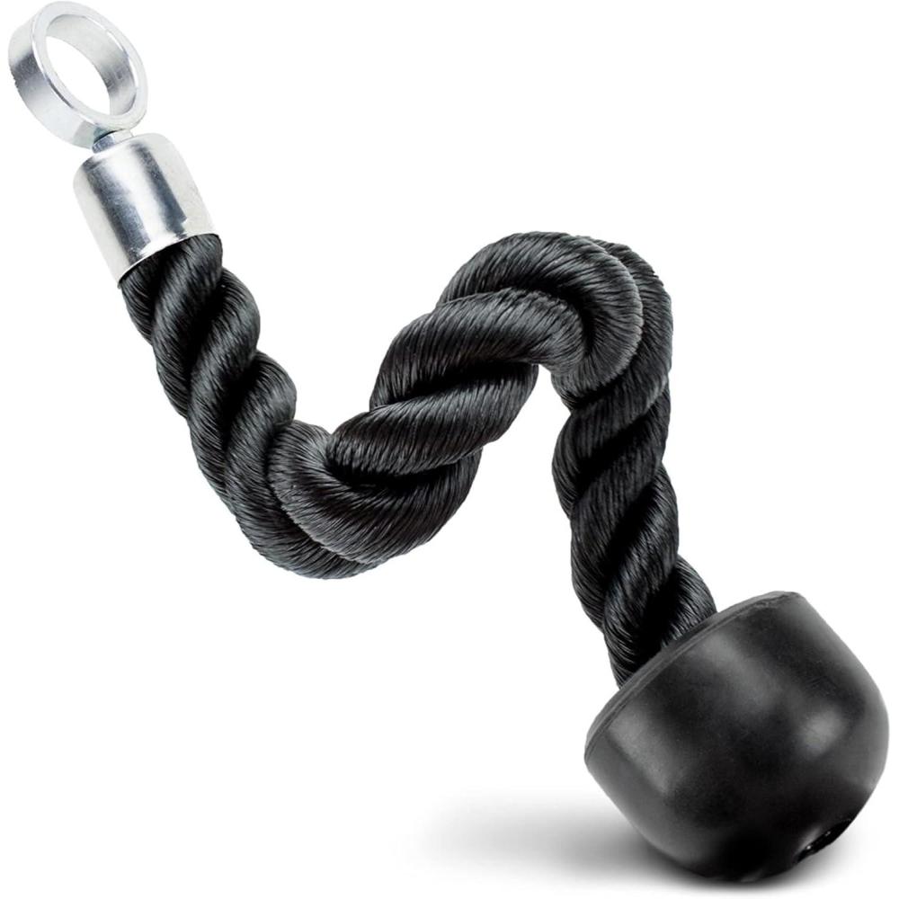 imageCrown Sporting Goods Single Grip Tricep Rope with Cable Machine Attachment