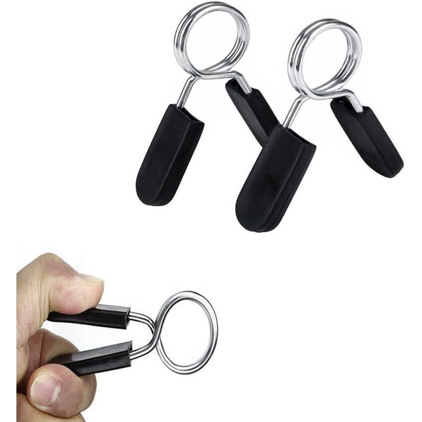 imageFITNESS MANIAC Home Gym Cable Attachment Handle Machine Exercise Chrome PressDown Strength Training Home Gym AttachmentsSpring Collars 1 Rubber