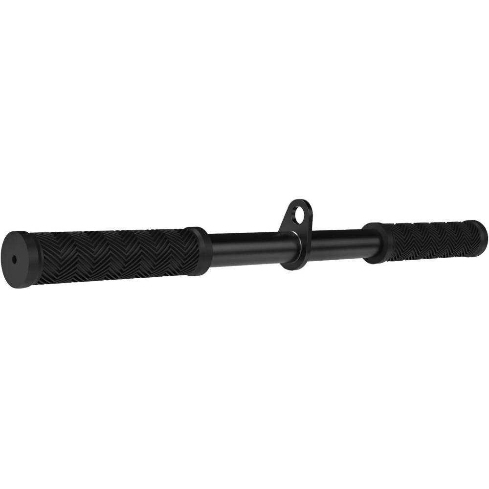 imageFitarc Straight Bar Cable Attachment with Fixed Ring NonSlip Tricep Bar for Tricep Pull Down Attachment Lat Pull Down Bar for Home Gym Equipment Lat Pulldown Attachments and Cable Attachments for Gym