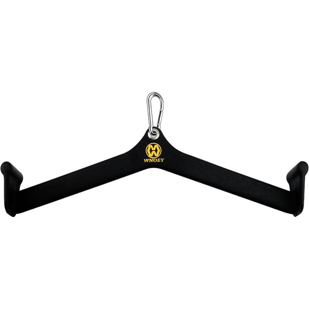 imageWNOEY LAT Pulldown AttachmentBack Tricep Bar Strength TrainingHandle Grips LAT Pull Down Bar Press Down ExercisesCable Machine Accessories Cable Back Attachments for Home GymStyle 004