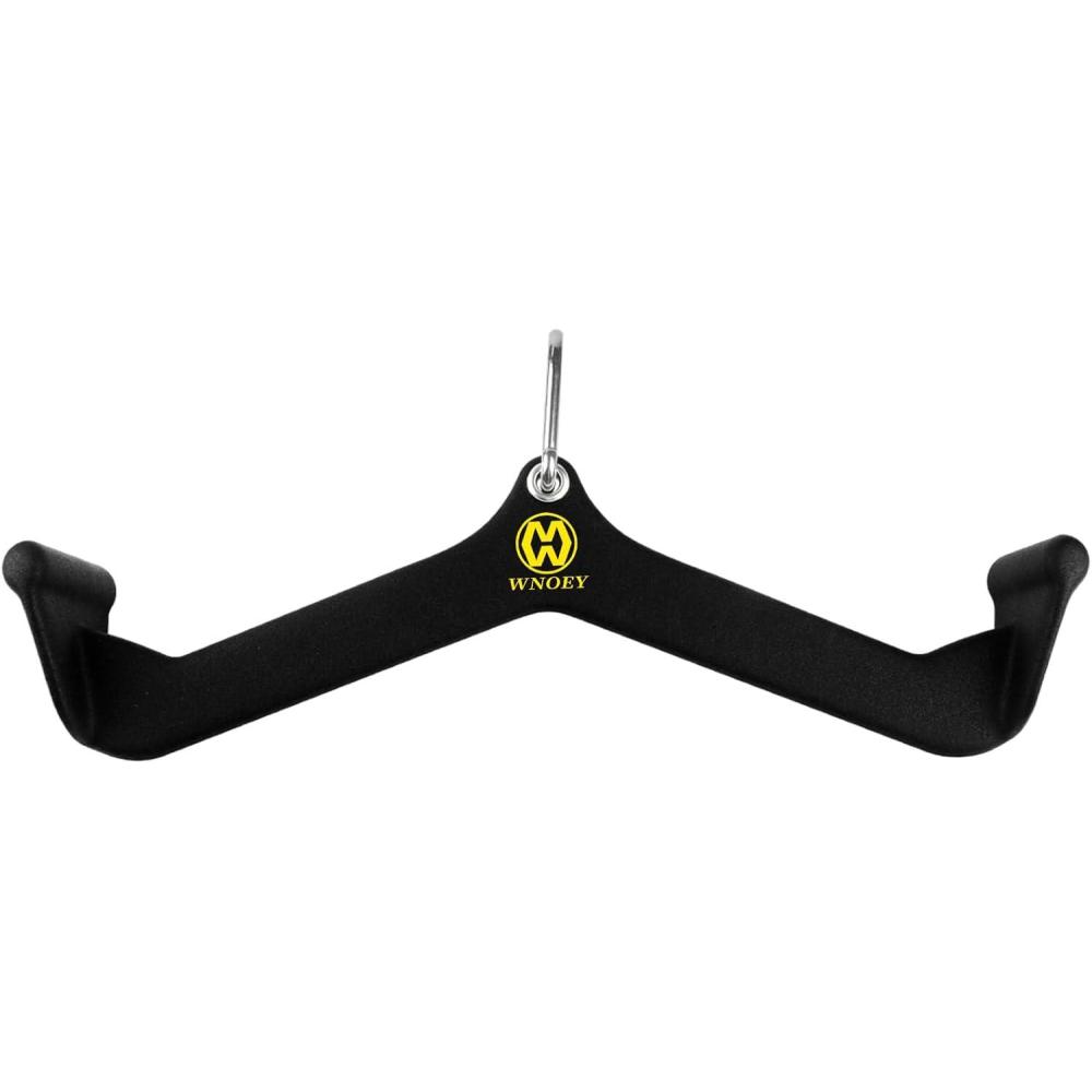 imageWNOEY LAT Pulldown AttachmentBack Tricep Bar Strength TrainingHandle Grips LAT Pull Down Bar Press Down ExercisesCable Machine Accessories Cable Back Attachments for Home GymStyle 003