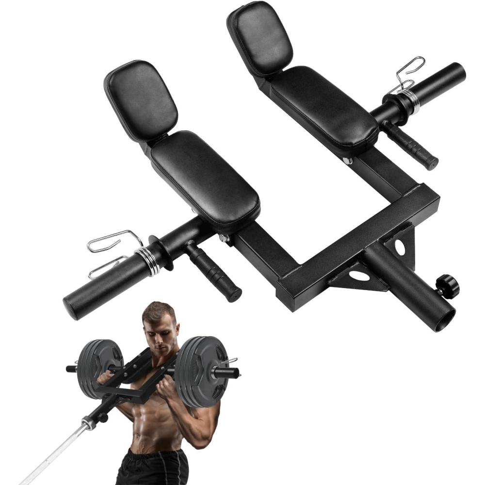 imageYes4All Viking Press Landmine Handle Attachment for 2Inch Olympic Barbell  3 Hand Grip Positions  Support Home Gym for Deadlift Squat Workout Increased VersatilityA Black  Viking Press