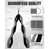 MANUEKLEAR Tricep Rope Cable Attachment Handles, Greater Range of Motion, Tricep Pull Down Rope for Push Downs, Crunches, Facepulls for Professional Gym(Grey)