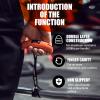 MOST Neutral Grip Pull Up Handles for Home Gym Workout, Ergonomic Pull Up Grips with Non-Slip for T-bar Row(Orange)
